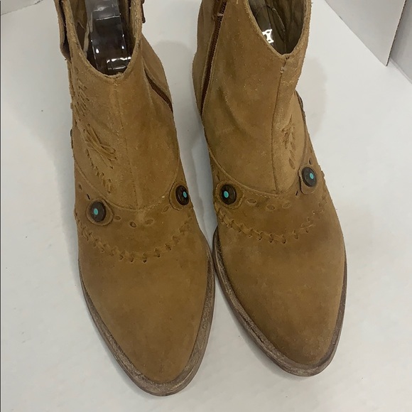 Diego Di Lucca cowboy western style ankle boots - Picture 2 of 6